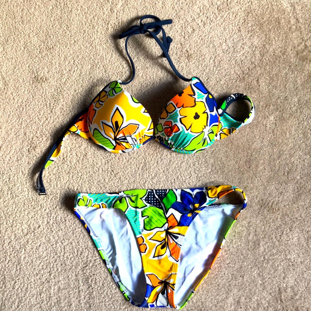 Body Glove Tropical Print Bathing Suit